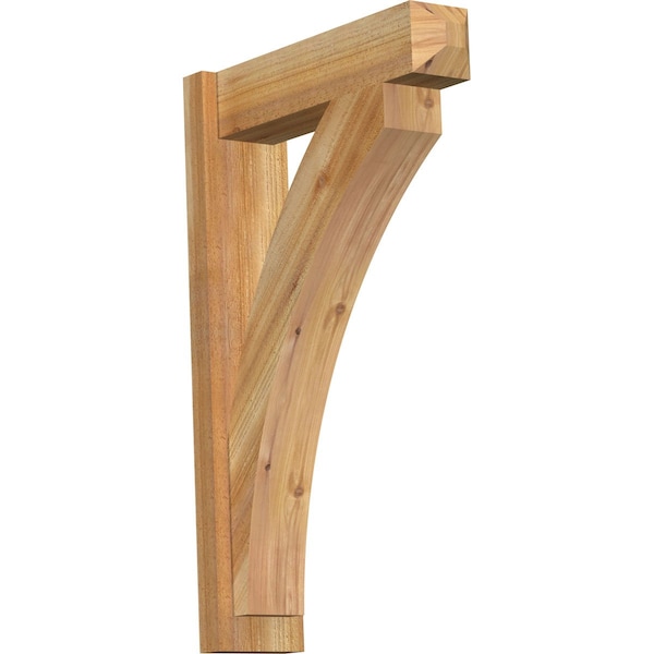 Ekena Millwork Thorton Rough Sawn Craftsman Outlooker, Western Red Cedar, 6"W x 22"D x 34"H OUT06X22X34THR04RWR - main